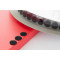 Klittenband pastilles (1500 st./rol) Lus 13 mm, Zwart | Zelfklevend  Klittenband pastilles Zwart "Velcro®" 